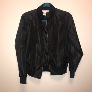 Black Bomber Jacket